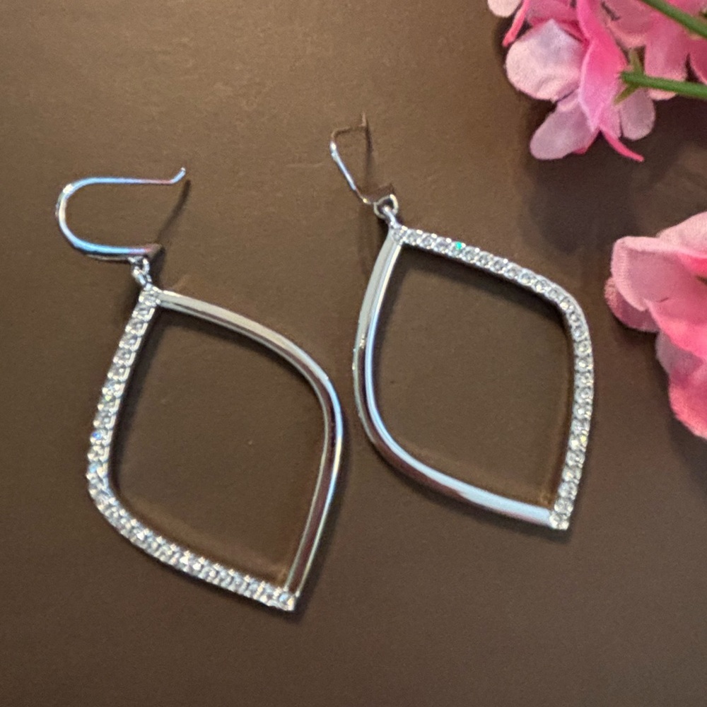 Touchstone by Swarovski Dangle Shiny Earrings - Picture 3 of 9
